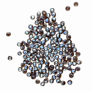 Cristal Facetado Ambar irizado 2mm 2Gr