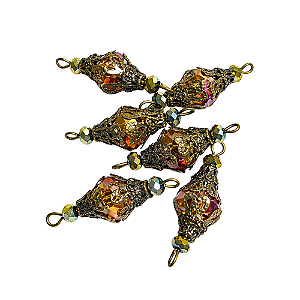 Pai Nosso Pronto Mel Rosacio 10mm Ouro Velho