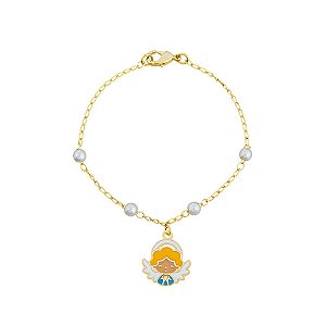 Pulseira infantil anjinho