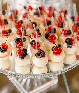 Kit 25 Potinhos de Doce Verrine 30ml Vidro