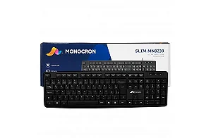 Teclado Office Slim MN8239  |  ABNT-2- Monocron
