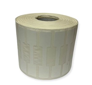 ETIQUETA 59X12 BOPP BRANCA  - C/ ADESIVO - 1COL.37,5M