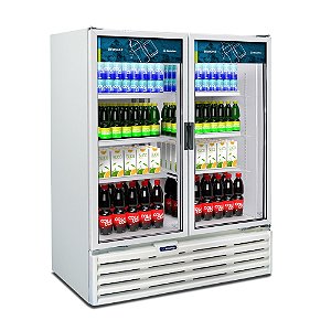 Refrigerador Expositora 2 Portas Vertical 1174 Litros 220V VB99RB Metalfrio - (NOVO)