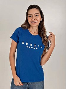 T-Shirt feminina Brasil