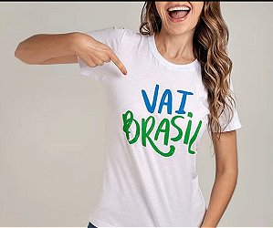 T-Shirt feminina vai brasil