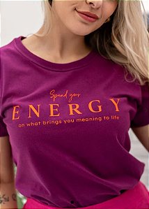 T-Shirt feminina Energy