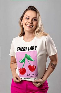 T-Shirt feminina cheri lady