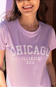 T-Shirt feminina chicago