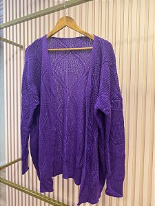 Cardigan Tricô Feminino