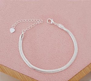 Pulseira Malha 3mm Folheada