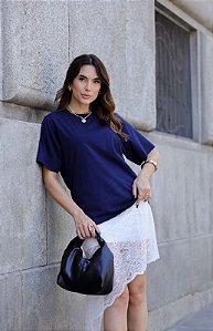 T-Shirt Básica Azul Marinho