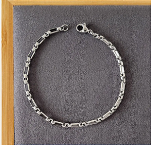 Pulseira Masculina Corrente 3mm - 20cm
