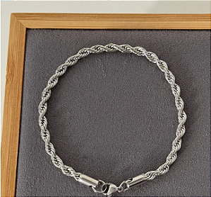 Pulseira Masculina Cordão Baiano 5mm