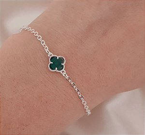 Pulseira Trevo Folheada