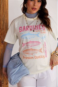 T-Shirt Feminina Sardinha