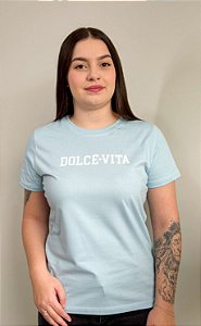 T-Shirt Feminina Dolce Vita Azul Bebê