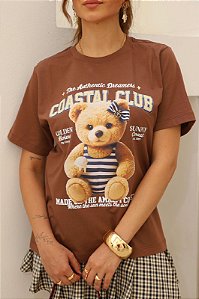 T-Shirt Feminina Club Urso