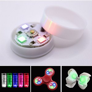 Kit Botão de Led 10/20/30/40 ou 50 Peças Para Festa Copo Pisca Pisca Artesanato