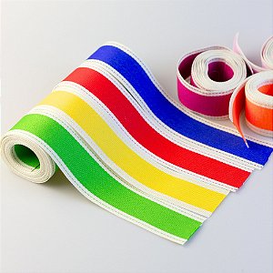 Fita Pespontada 38mm Mili, Varias Cores 2 a 8 Metros Para Laço