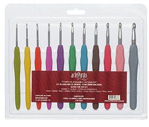 Agulha de Crochê Emborrachado Arte Punto