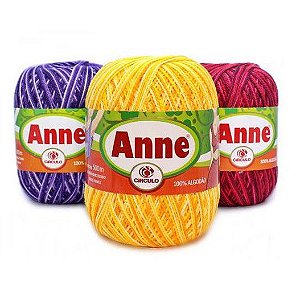 Linha Anne 500 Metros Circulo Cores Lisas Cartela 2