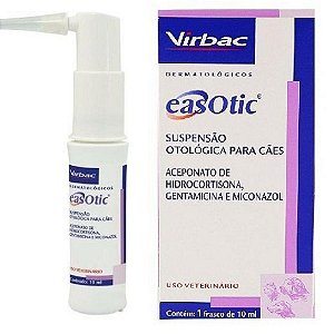 Easotic Virbac Tratamento Otologico 10 ml