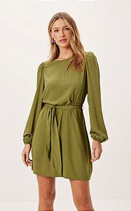 VESTIDO MANGA BUFANTE