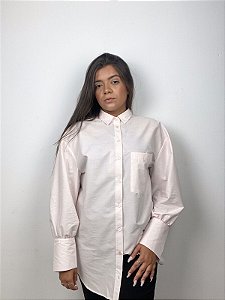 CAMISA ML OVERSIZED ROSA CLARO