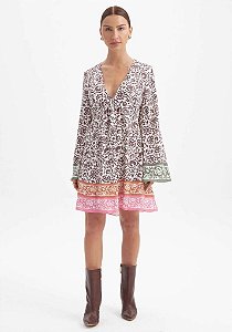 VESTIDO CURTO ESTAMPADO LANÇA PERFUME