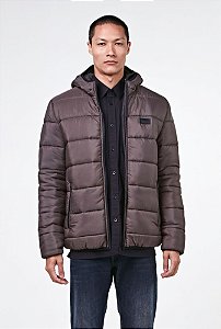 JAQUETA PUFFER C/ CAPUZ GRAFITE ESTELAR DIMY