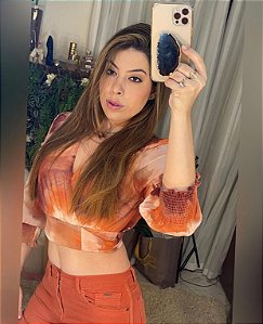 BLUSA CROPPED MANGA DIMY