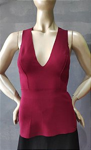 BLUSA COLCCI  BORDO RUBIBERRY