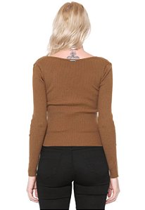 BLUSA COM TORCAO LANÇA PERFUME