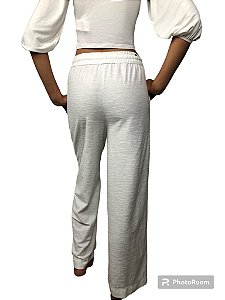CALCA WIDE LEG OFF-WHITE - DIMY CAL33044