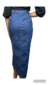 SAIA MIDI JUSTA SLIM DENIM SUPER POWER -DIMY
