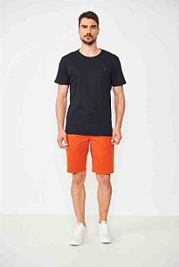 BERMUDA SARJA DAVI  LARANJA GINGER COLCCI