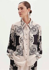 CAMISA MANGA LONGA ESTAMPADA LANÇA PERFUME