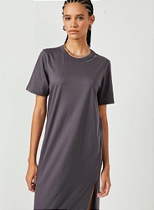 VESTIDO COLCCI  CINZA FULIGEM COLCCI 0445700697