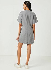 VESTIDO MOLETOM COM APLICACAO  OFF SHELL COLCCI