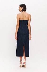 VESTIDO JUSTO DENIM SLIM SUPER POWER DIMY