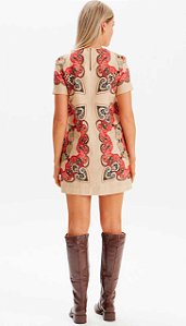 VESTIDO CURTO ESTAMPADO