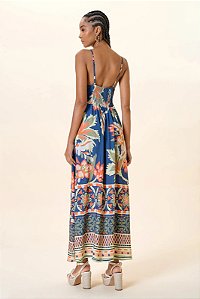 VESTIDO LONGO EST BOTANICA MY PLACE
