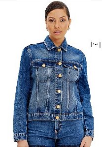 JAQUETA JEANS TRUCKER LANÇA PERFUME
