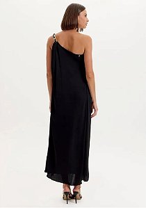 VESTIDO SUPER MIDI OMBRO UNICO LANÇA PERFUME