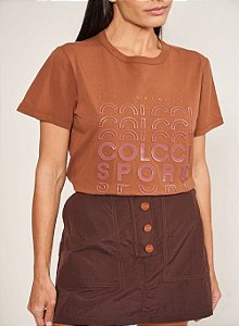 CAMISETA COLCCI  MARROM CARVALHO