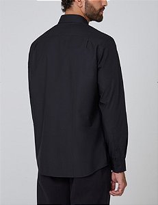 CAMISA ML COMFORT  TRICOLINE LISA PRETO  DUDALINA
