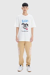 CAMISETA REGULAR STRANGER DOG OFF 0089949  BAW