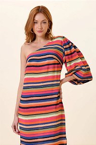 VESTIDO 1 OMBRO EST DE COLORES MY PLACE
