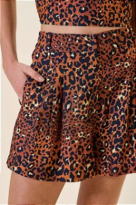 SHORT LINHO ESTAMPADO  ONCA BASICA MY PLACE