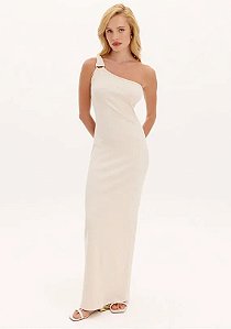 VESTIDO CANELADO SUPER MIDI LANÇA PERFUME